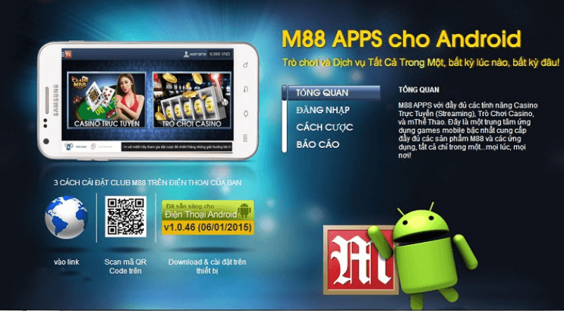 Các tính năng nổi bật của M88.com mobile dành cho thiết bị di động – Trải nghiệm cá cược toàn diện