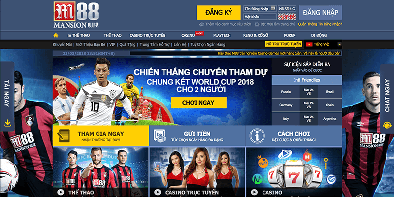 M88sb.com - Nhà cái uy tín hàng đầu dành cho người chơi Việt