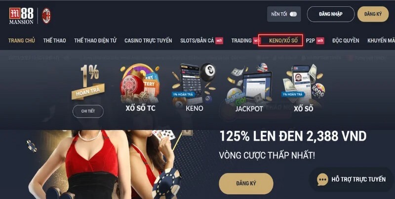 M88 Xổ Số - Dịch Vụ Xổ Số Trực Tuyến Uy Tín